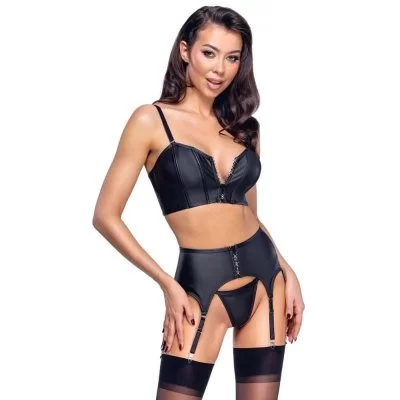 3-dijelni Mat look Sexy Straps Set, Cottelli Party